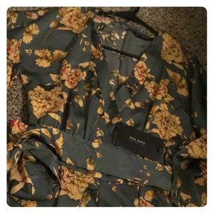 Zara flower pattern jump suit!